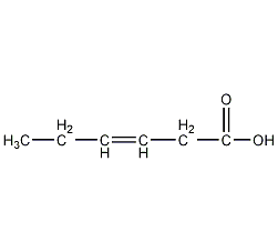 (Z)-3-己烯酸结构式