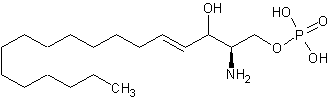 D-赤型神经胺磷酸盐结构式