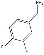 4-氯-3-氟苄胺结构式