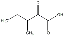 3-甲基-2-氧基戊酸结构式