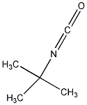 叔丁基异氰酸酯结构式