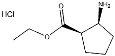 顺-2-氨基-1-环戊烷甲酸乙酯盐酸盐结构式