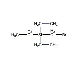 溴甲基-三乙基硅烷结构式