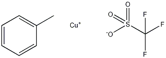 三氟甲烷磺酸亚铜甲 苯联合体结构式