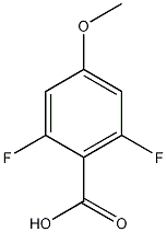 2,6-二氟-4-甲氧基苯甲酸结构式
