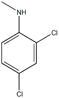 2,4-二氯-N-甲基苯胺结构式