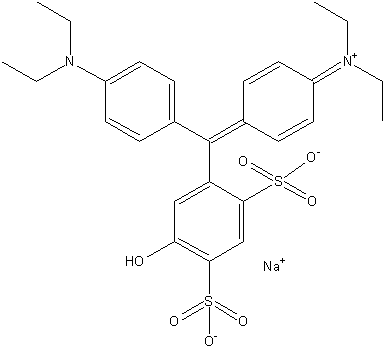 酸性蓝3钠盐结构式