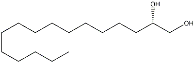 (S)-1,2-十六烷二醇结构式