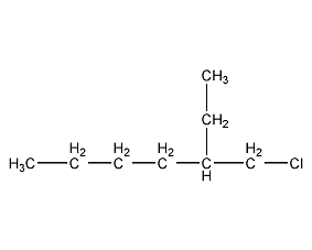 3-(氯甲基)庚烷结构式