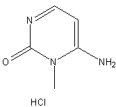 3-甲基胞嘧啶(停产)结构式