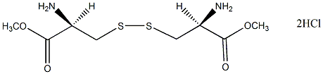 L-胱氨酸二甲酯二盐酸盐结构式