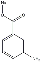 3-氨基安息香酸钠结构式
