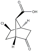 exo-2-氯-5-氧代双环[2.2.1]庚烷核蛋白-7-羧酸结构式