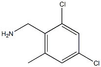 2,4-二氯-6-甲基苄胺结构式