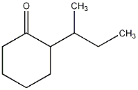 2-仲-丁基环己酮结构式