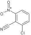 2-氯-6-硝基苄腈结构式