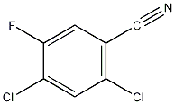 2,4-二氯-5-氟苯腈结构式