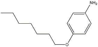 4-正庚氧基苯胺结构式