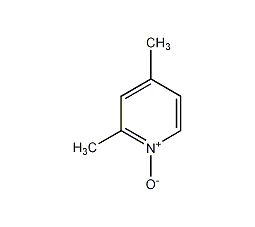 2,4-二甲基吡啶-N-氧化物结构式