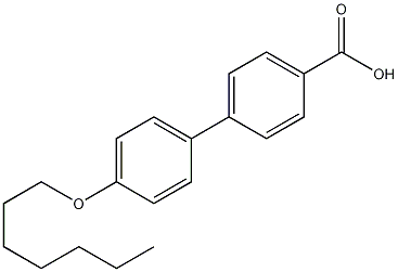 4-(庚氧基)-4'-联苯基羧酸结构式