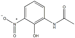 3-乙酰基氨基-4-羟基-5-硝基苯结构式
