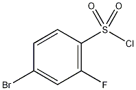 4-溴-2-氟-苯磺酰氯结构式