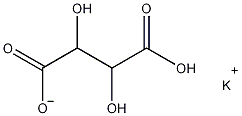 L-酒石酸氢钾结构式