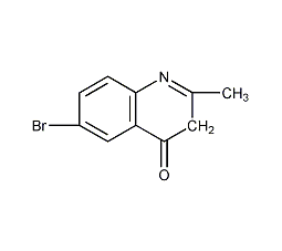 6-溴-2-甲基喹唑啉-4(3H)-酮结构式