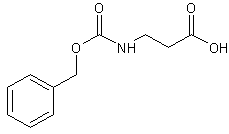 N-苄氧羰基-β-丙氨酸结构式