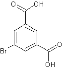 5-溴代间苯二甲酸结构式