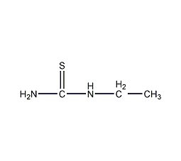 1-乙基-2-硫脲结构式