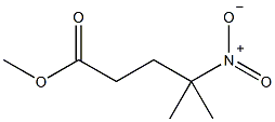 4-甲基-4-硝基戊酸甲酯结构式