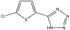 5-(5-氯-2-噻吩基)-1H-四唑结构式