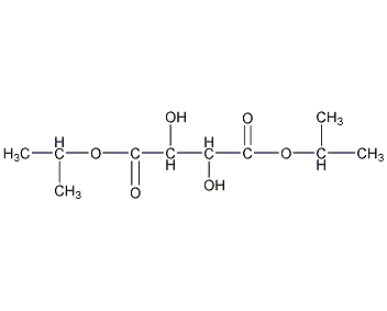 (+)-二异丙酯-L-酒石酸结构式