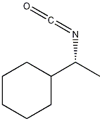 (R)-(-)-1-环己基乙基异氰酸酯结构式