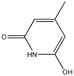 2,6-二羟基-4-甲基吡啶结构式