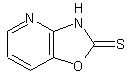恶唑并[4,5-B]吡啶-2(3H)硫酮结构式