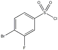 4-溴-3-氟苯磺酰基氯结构式