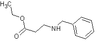 N-苄基-β-丙胺酸乙酯结构式