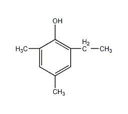 2,4-二甲基-6-乙基苯酚结构式