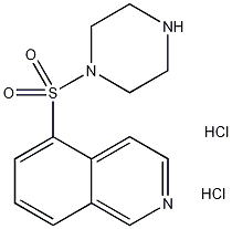1-(5-异喹啉基磺酰)哌嗪二盐酸盐结构式