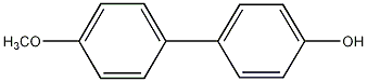 4-羟基-4'-甲氧基联二苯结构式