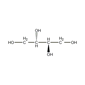 赤藓糖醇结构式