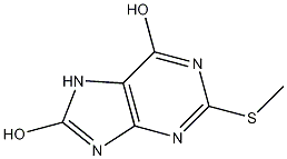 6,8-Dihydroxy-2-methylmercaptopurine