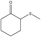 2-(甲硫基)环己酮结构式