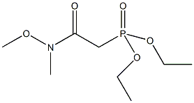 (N-甲氧基-N-甲羰基甲基)磷酸二乙酯结构式