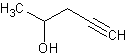 4-戊炔-2-醇结构式