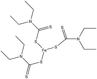 二乙基二硫代氨基甲酸铁盐结构式