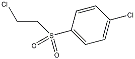 2-氯乙基-4-氯苯基砜结构式
