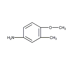 3-甲基-4-甲氧基苯胺结构式